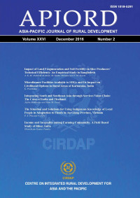 Image of Asia Pacific Journal of Rural Development